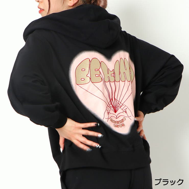 刺しゅうZIPミニ裏毛パーカー[品番：GORW0007672]｜GORGE （ゴージ