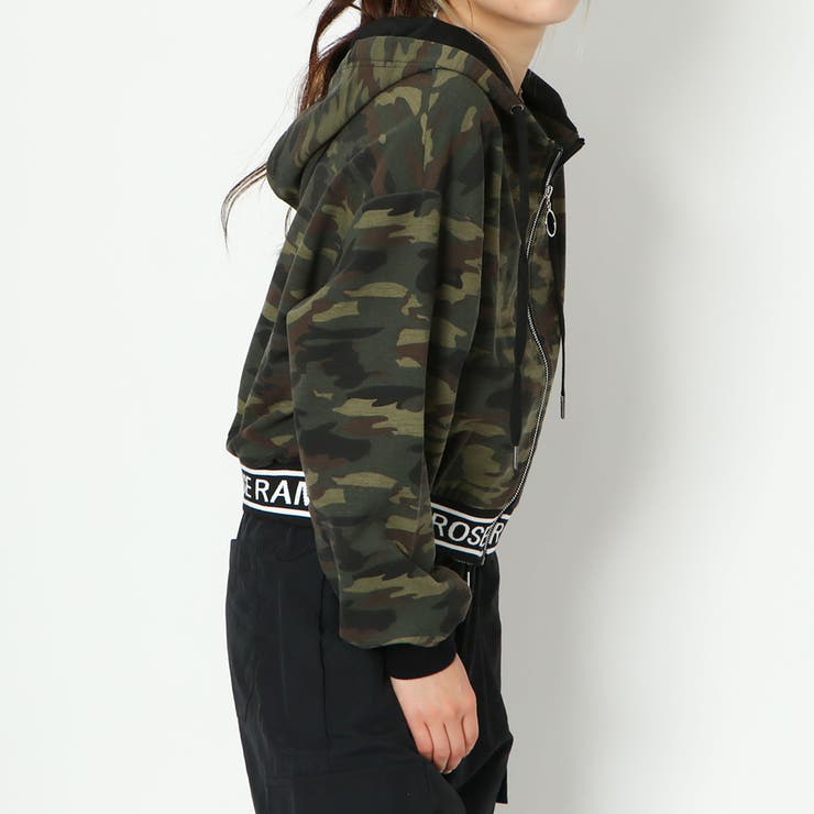 短丈ロゴミニ裏毛パーカー | GORGE  | 詳細画像6 