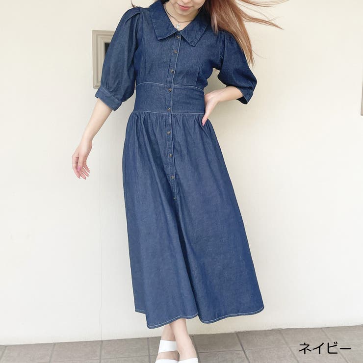 5分コルセットデニムワンピース[品番：GORW0007698]｜GORGE （ゴージ  
