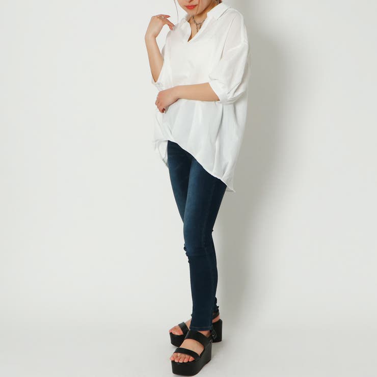 ５分スキッパータケノコシャツ | GORGE  | 詳細画像15 