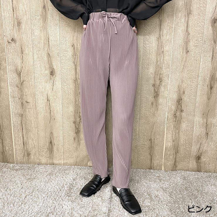 ピンク | プリーツパンツ | GORGE 