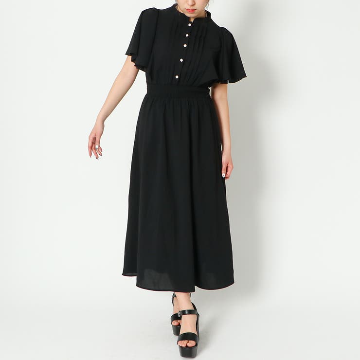 無地袖フレアワンピース[品番：GORW0007684]｜GORGE （ゴージ