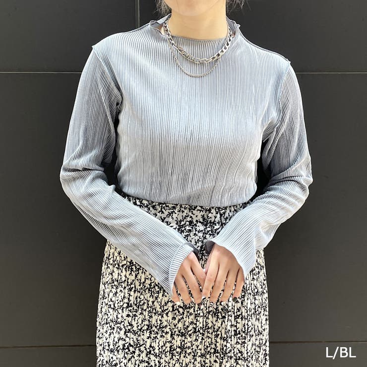 Ｌ／ＢＬ】プチハイプリーツＴＯＰＳ[品番：GORW0007665]｜GORGE