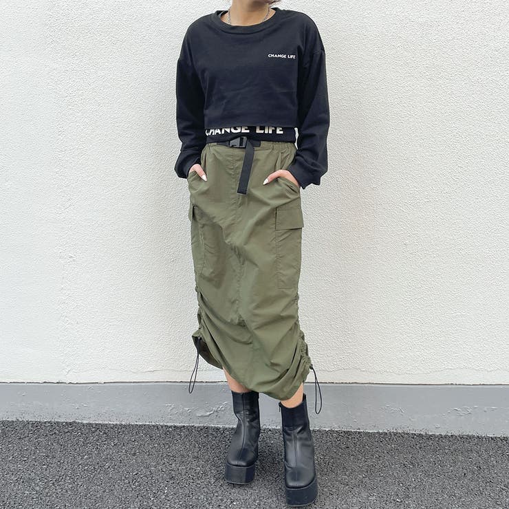 ナイロンカーゴスカート[品番：GORW0007549]｜GORGE （ゴージ）の