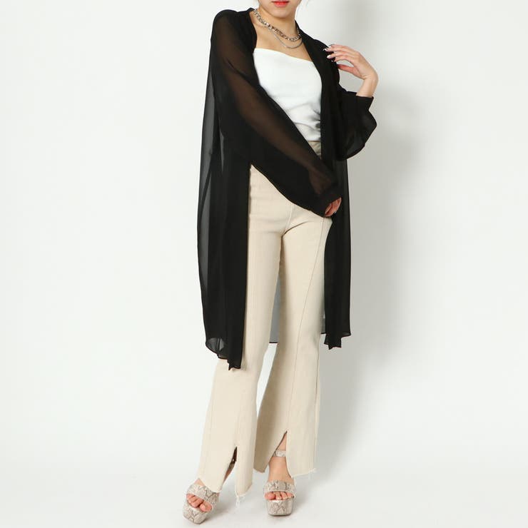 無地シフォンガウン | GORGE  | 詳細画像10 