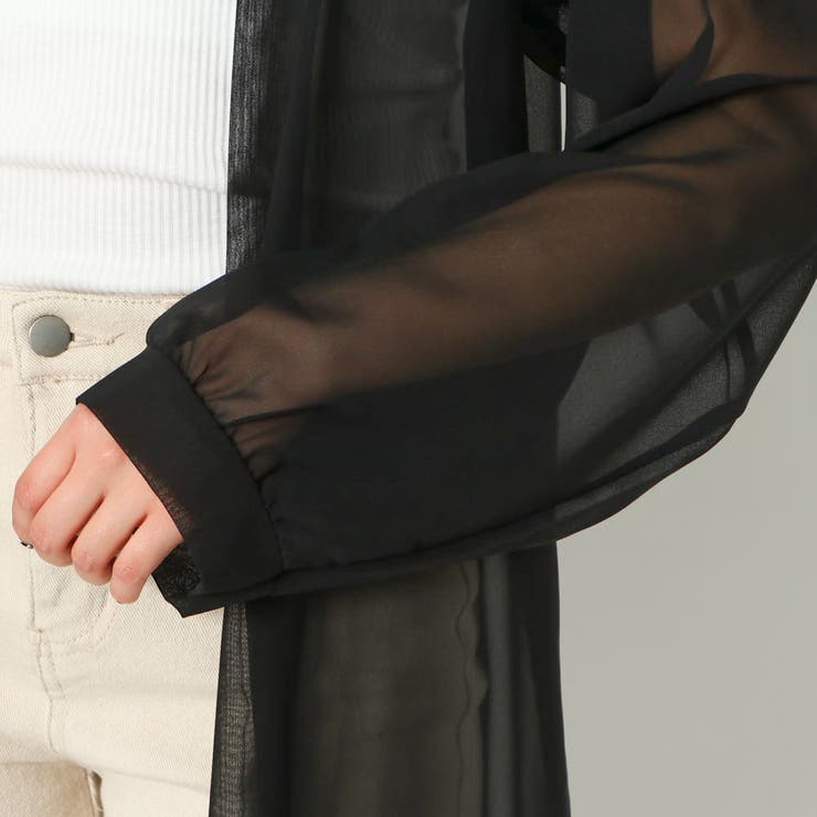 無地シフォンガウン | GORGE  | 詳細画像5 