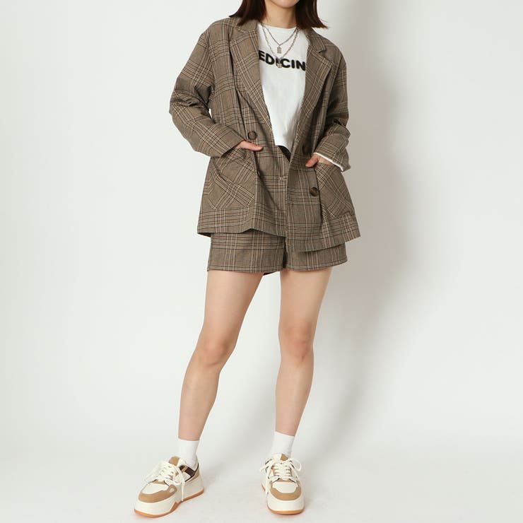 チェックダブルテーラージャケット | GORGE  | 詳細画像13 