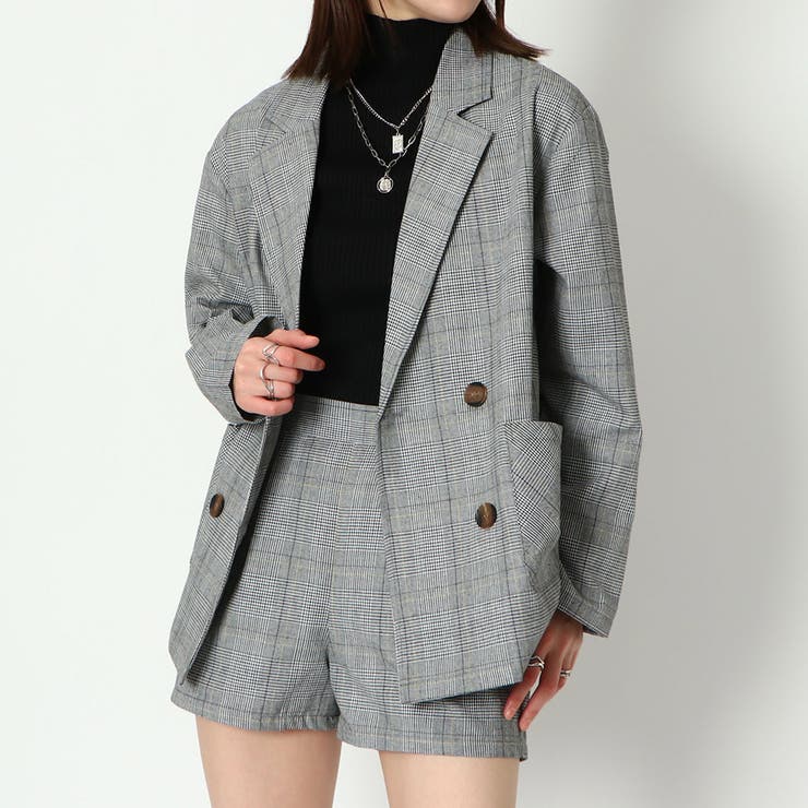 チェックダブルテーラージャケット | GORGE  | 詳細画像14 