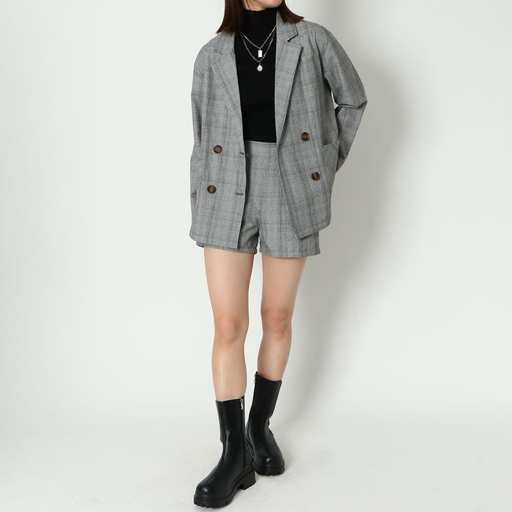 チェックダブルテーラージャケット | GORGE  | 詳細画像15 