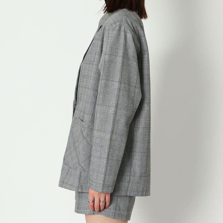 チェックダブルテーラージャケット | GORGE  | 詳細画像6 