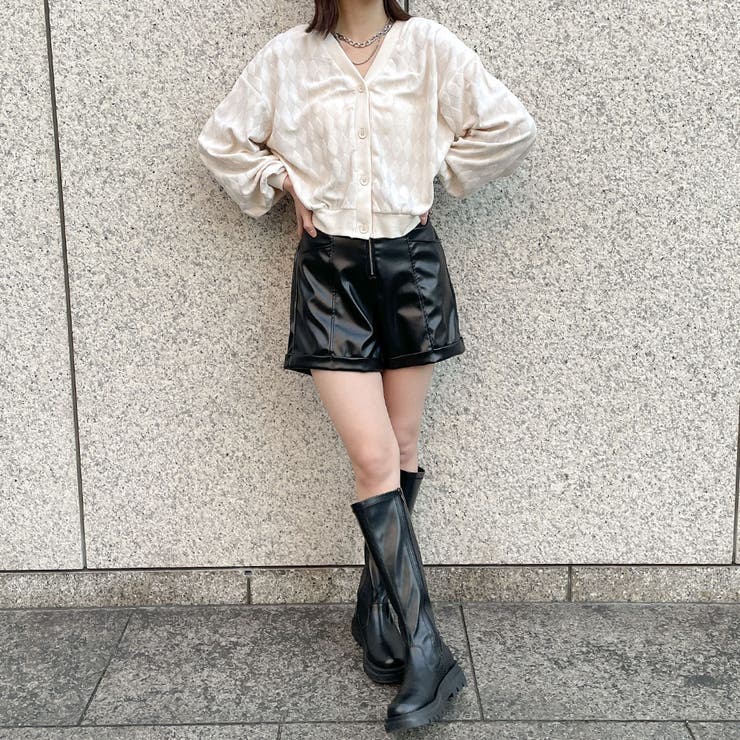 ２ＷＡＹフロッキーアーガイルカーディガン | GORGE  | 詳細画像8 