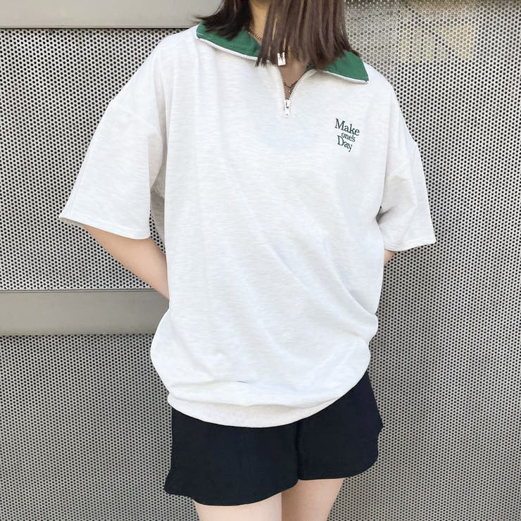 5分袖ハーフZIPチュニック[品番：GORW0007641]｜GORGE （ゴージ