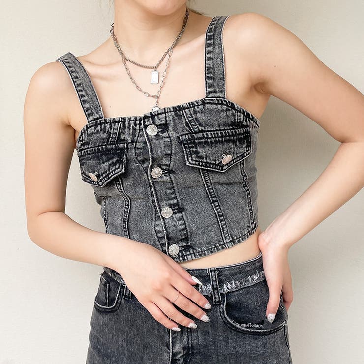 フラップデニムビスチェ[品番：GORW0007951]｜GORGE （ゴージ