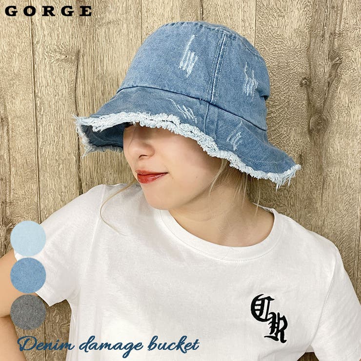 デニムダメージバケット | GORGE  | 詳細画像1 