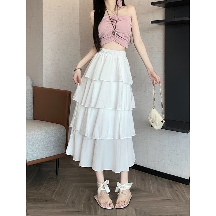 ゴバチャン　フリル付きホワイトスカート 楽天市場】【30%OFF SALE】coeur a coeur (クーラクール