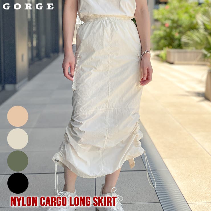 カーゴロングスカート | GORGE  | 詳細画像1 