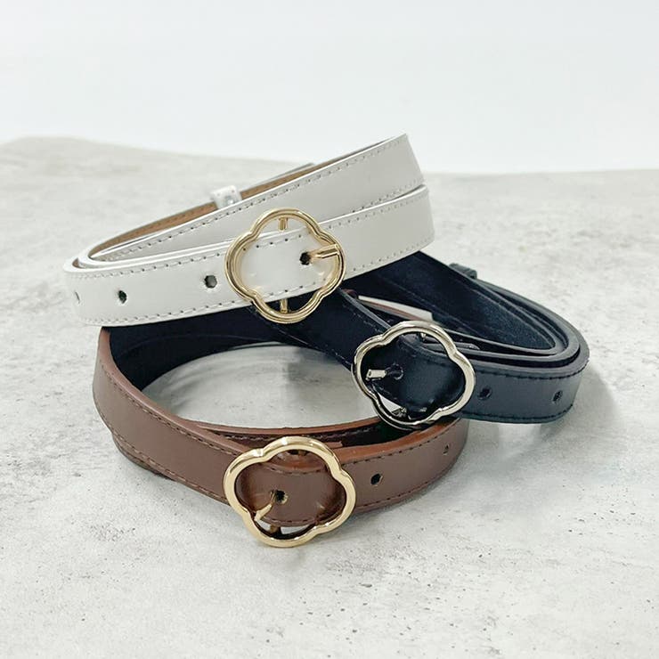 フラワーバックルベルト[品番：GORW0008034]｜GORGE （ゴージ）の