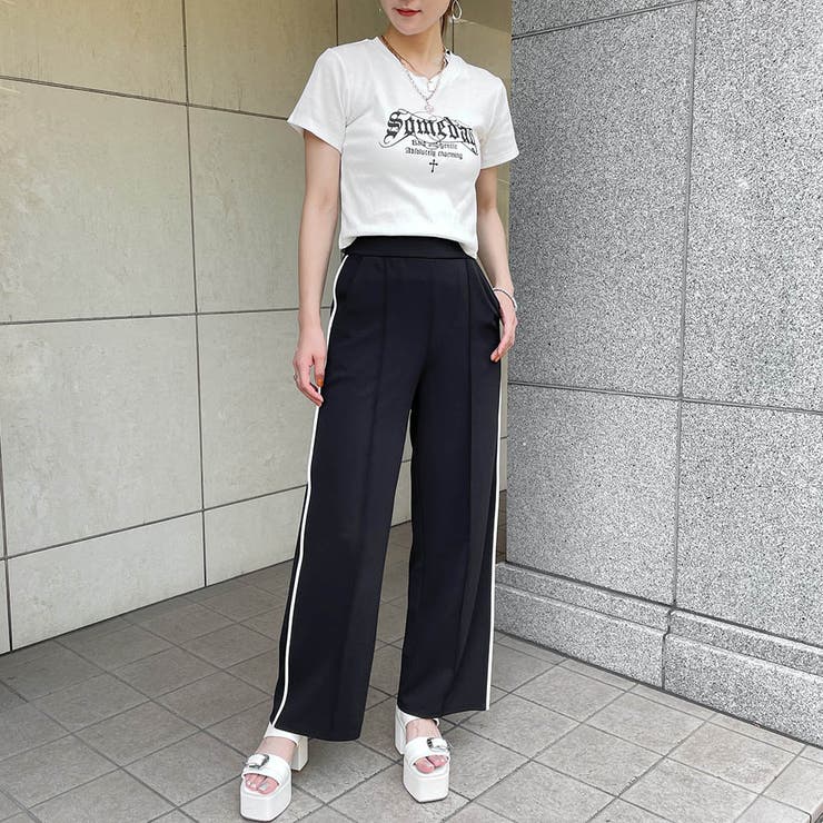 サイドラインワイドパンツ | GORGE  | 詳細画像9 