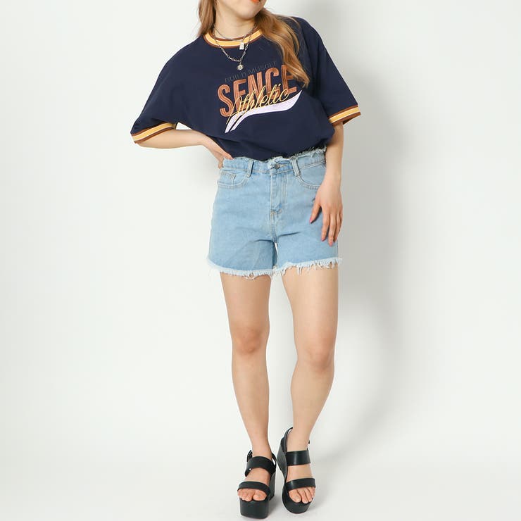 ラインリブ刺しゅうＴシャツ | GORGE  | 詳細画像12 