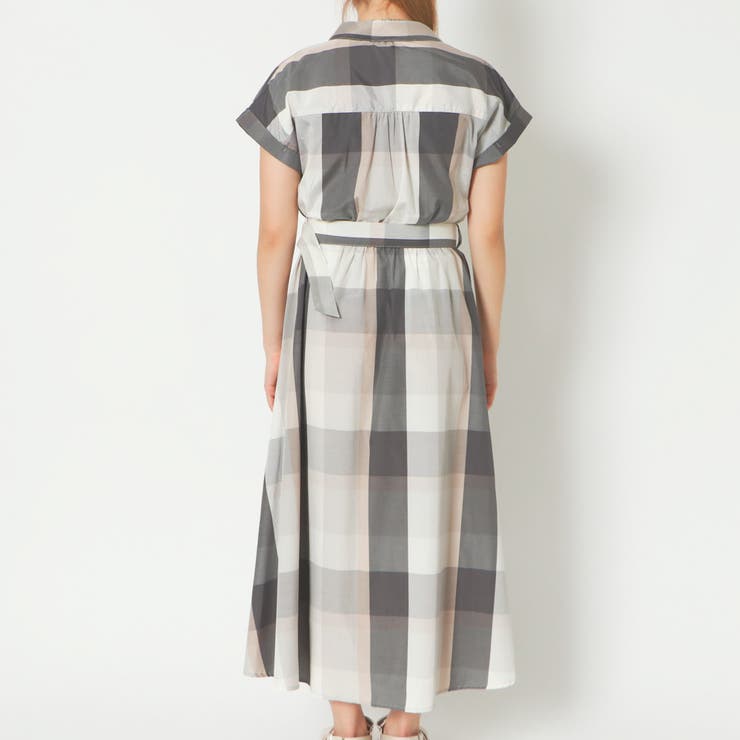 デカチェックシャツワンピース | GORGE  | 詳細画像4 