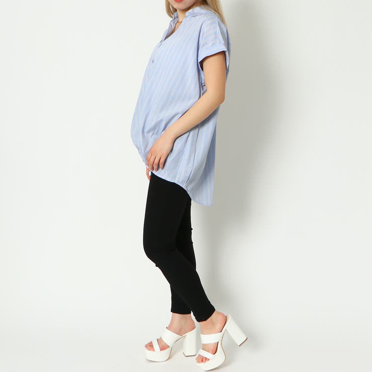 多種ボタンバックレースアップシャツ | GORGE  | 詳細画像15 