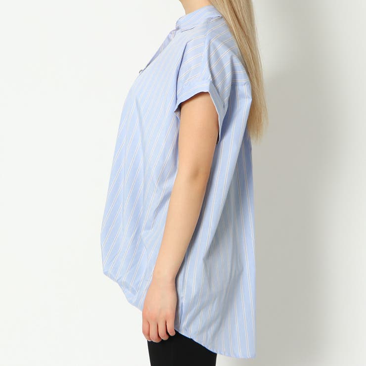 多種ボタンバックレースアップシャツ | GORGE  | 詳細画像4 