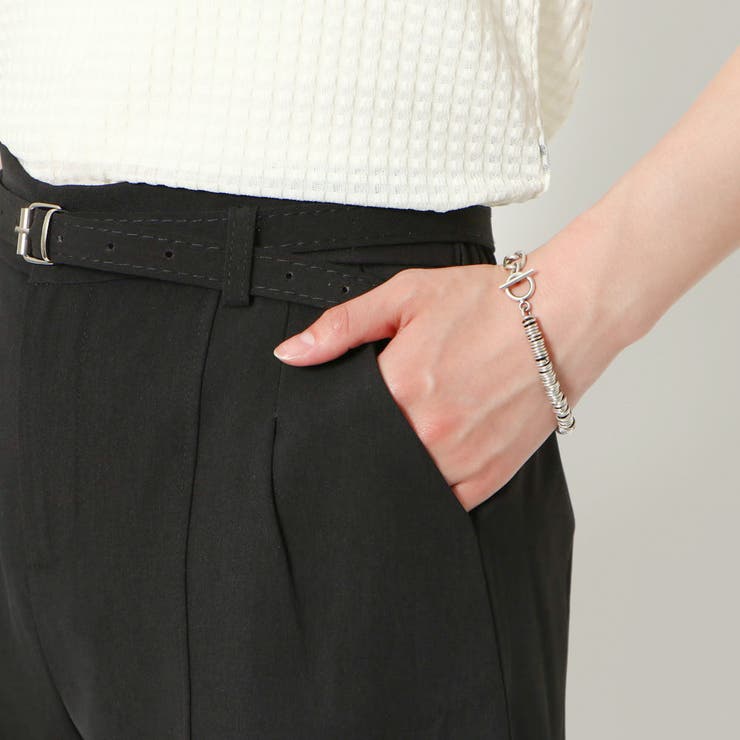 ZIMMERMANN ショートパンツ ベルト付き タック入り【関税なし】 1.jpg