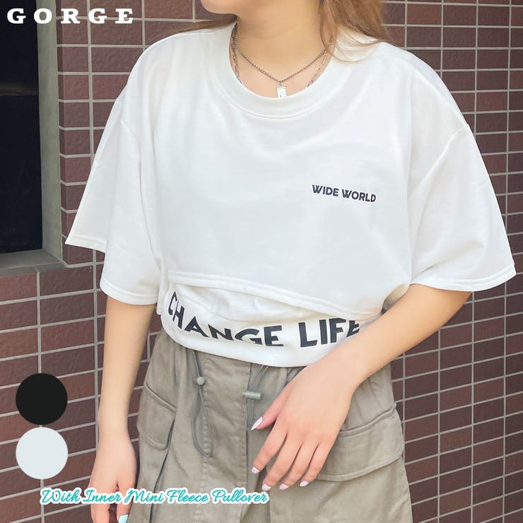 インナー付ミニ裏毛プルオーバー | GORGE  | 詳細画像1 