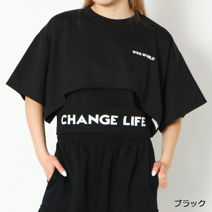 ブラック | インナー付ミニ裏毛プルオーバー | GORGE 