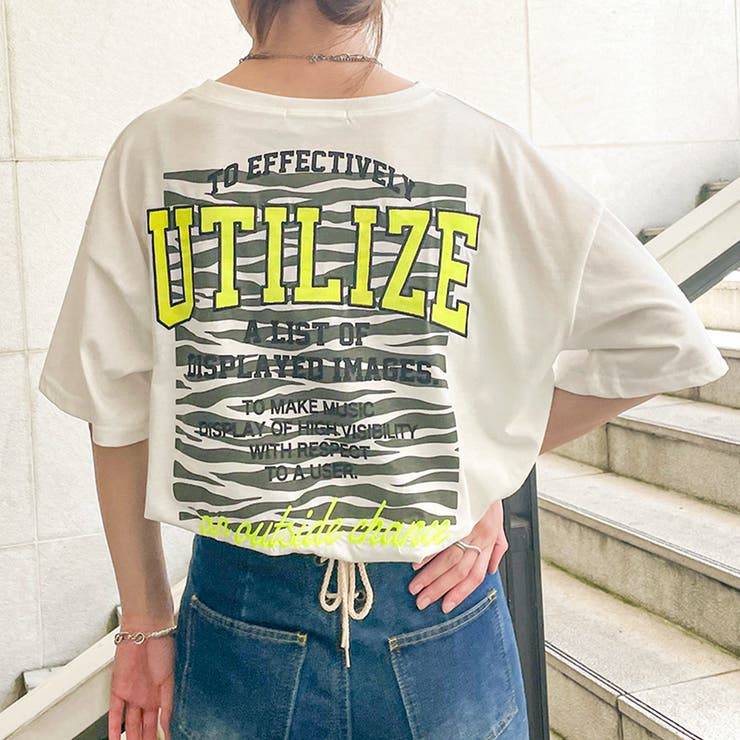 ゼブラ | バックプリント刺しゅうＴシャツ | GORGE 