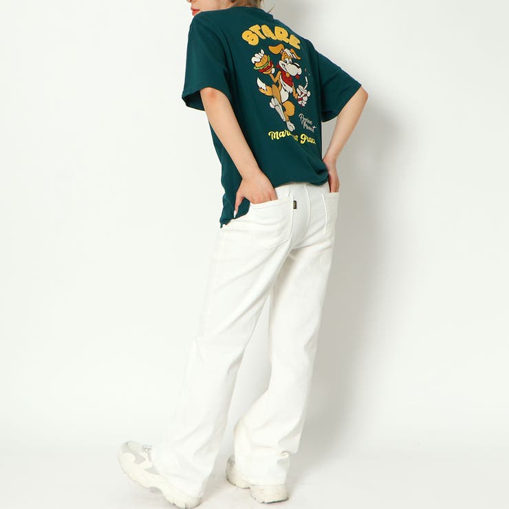 《アメコミDOG×サガラ刺繍》レディース 半袖 Tシャツ | GORGE  | 詳細画像22 