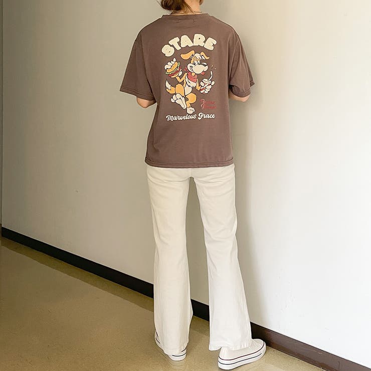 《アメコミDOG×サガラ刺繍》レディース 半袖 Tシャツ | GORGE  | 詳細画像27 