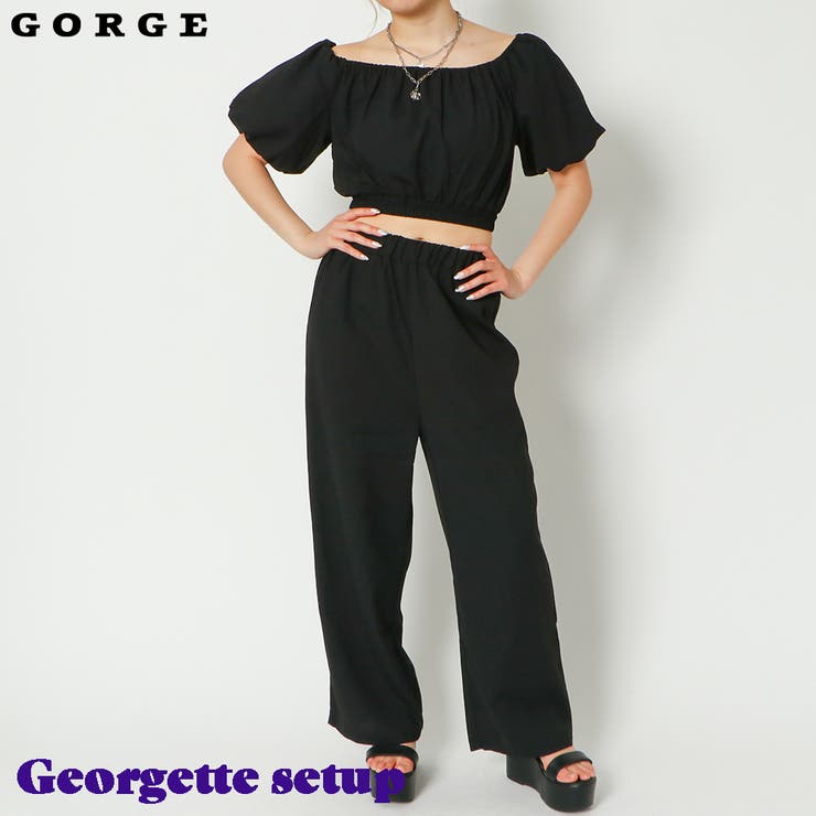 godsouoge セットアップ ジョーゼットセットアップ[品番：GORW0007895]｜GORGE （ゴージ