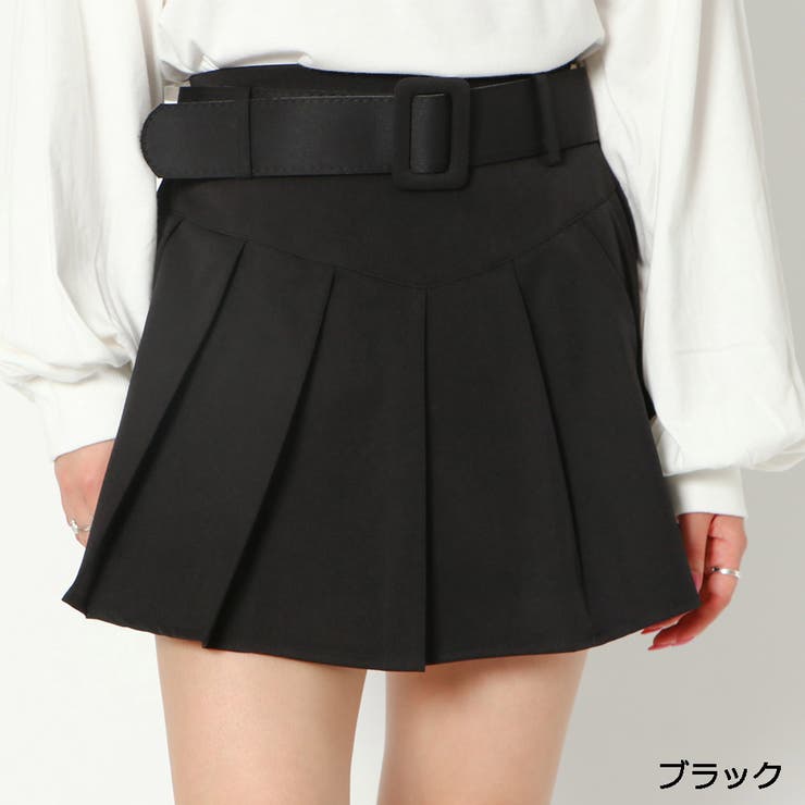 ベルト付きプリーツスカート[品番：GORW0007689]｜GORGE （ゴージ）の  
