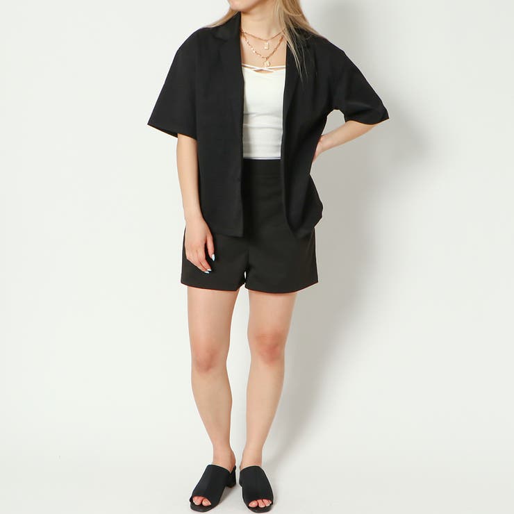 コットンライク半袖ジャケット | GORGE  | 詳細画像10 