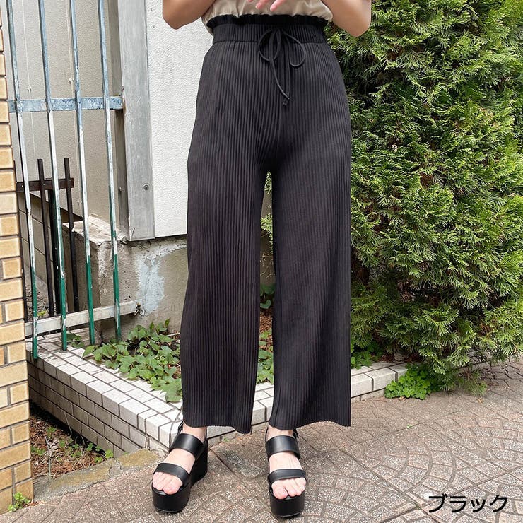 ブラック | イージーリブパンツ | GORGE 