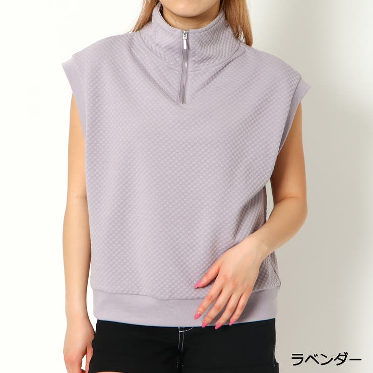 ラベンダー | ハーフＺＩＰフレンチプルオーバー | GORGE 