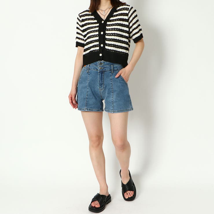 透かしボーダーカーディガン | GORGE  | 詳細画像8 