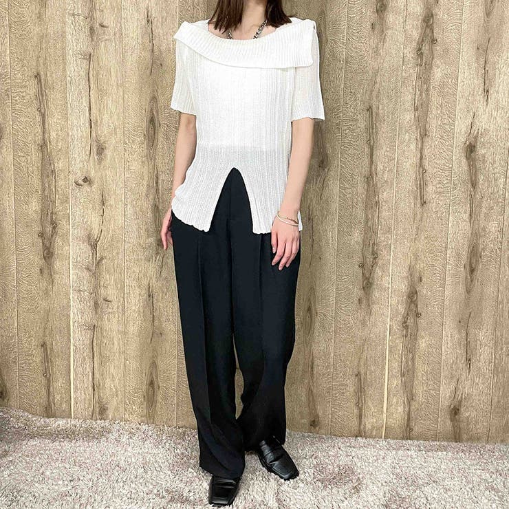 リブアミスリットニット | GORGE  | 詳細画像10 