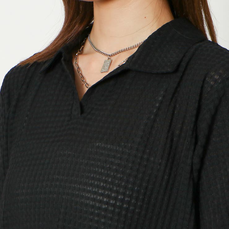シアージャガード襟付きプルオーバー | GORGE  | 詳細画像5 