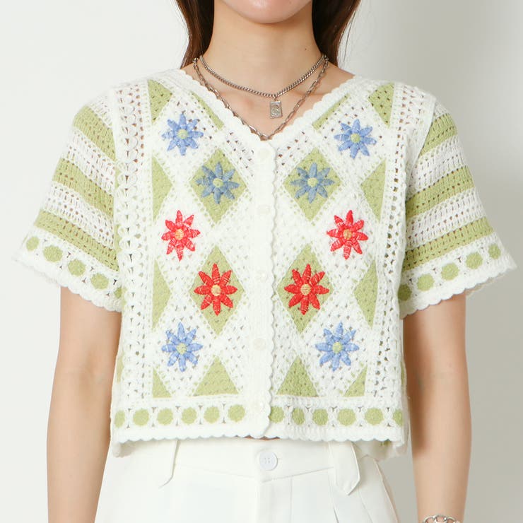 多色花柄カーディガン | GORGE  | 詳細画像2 