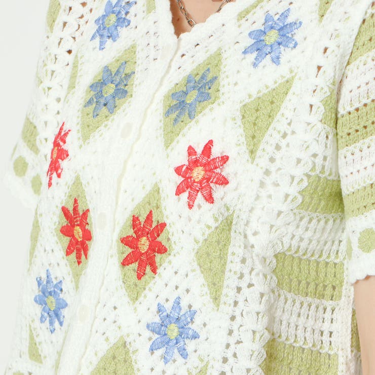 多色花柄カーディガン | GORGE  | 詳細画像5 