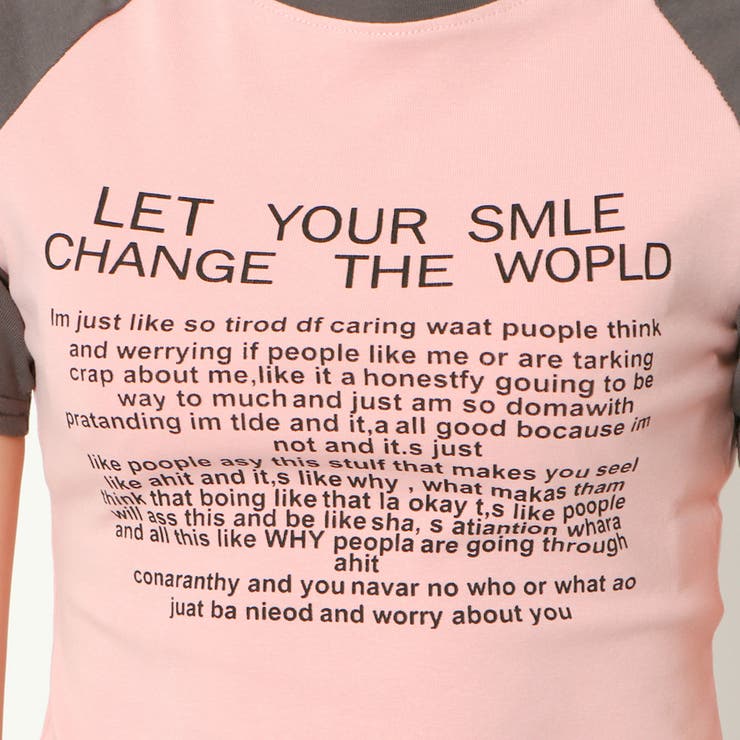 ラグラン配色ロゴＴシャツ | GORGE  | 詳細画像5 