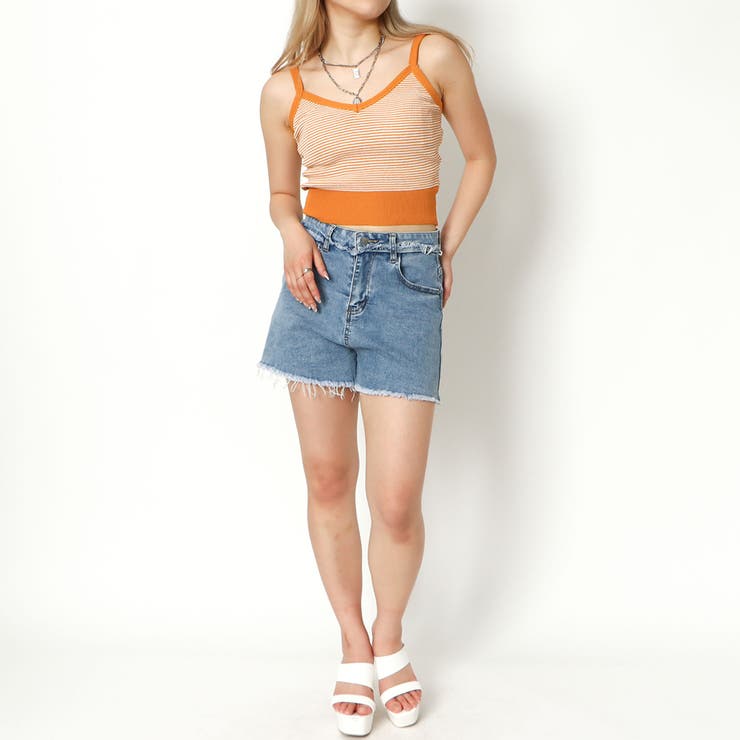 細ボーダーニットキャミ | GORGE  | 詳細画像12 