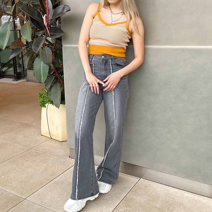 細ボーダーニットキャミ | GORGE  | 詳細画像13 