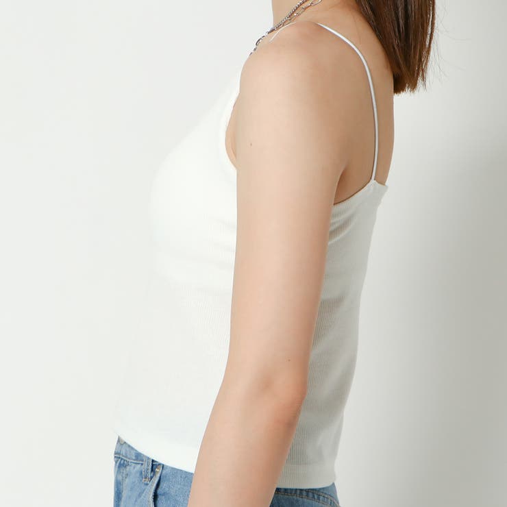 Ｖネック短丈テレコキャミ | GORGE  | 詳細画像3 