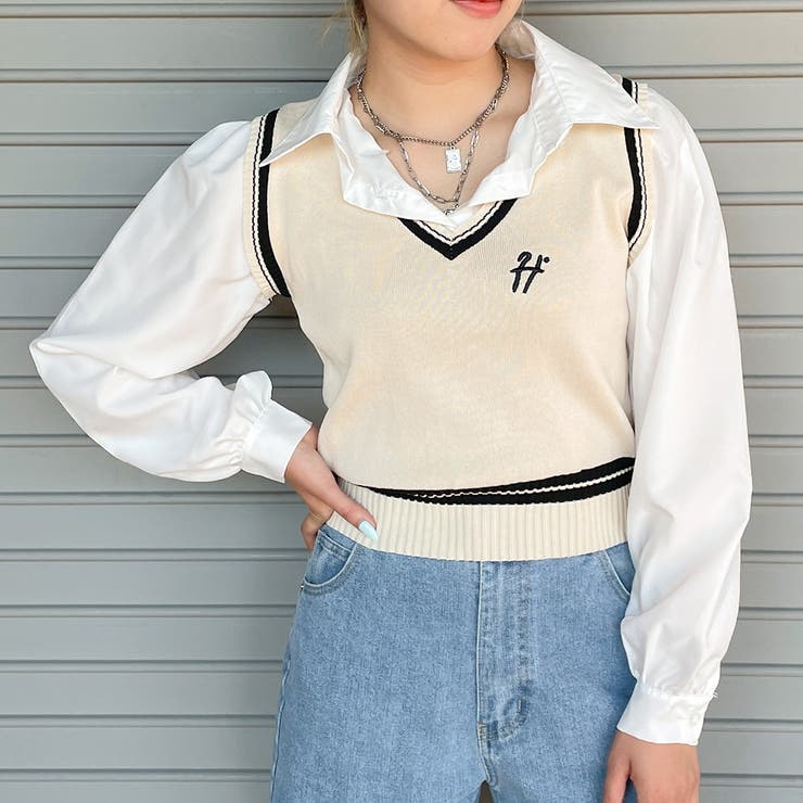 レイヤードベスト＋シャツ | GORGE  | 詳細画像7 