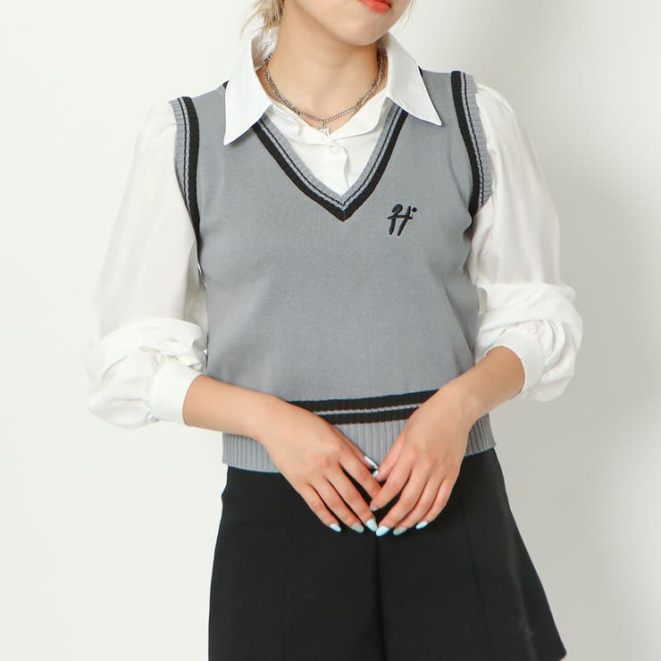 レイヤードベスト＋シャツ | GORGE  | 詳細画像8 