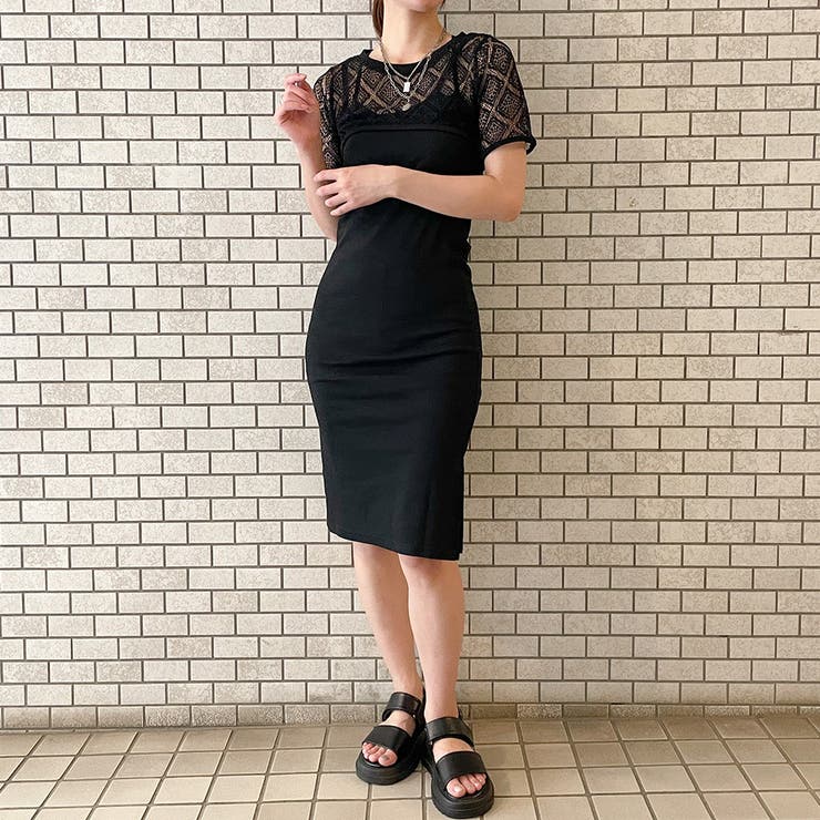 キャミワンピース＋メッシュプルオーバー | GORGE  | 詳細画像11 