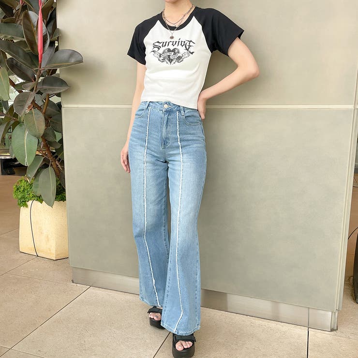 サバイブラグランＴシャツ | GORGE  | 詳細画像8 